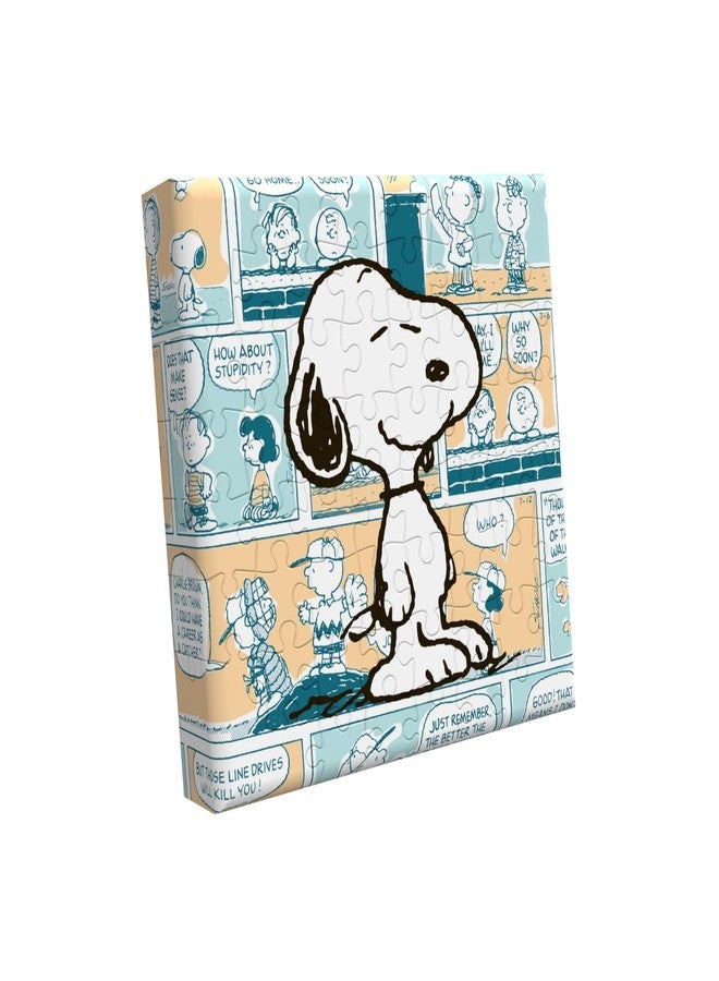 Hands Craft Peanuts Snoopy Jigsaw Puzzle - Mini Collectible Puzzle for Beginners & Adults Featuring Classic Peanuts Comic Strip Artwork in a Fun Canvas Design - Cute, Giftable Merch - 56 Pieces - Image 1